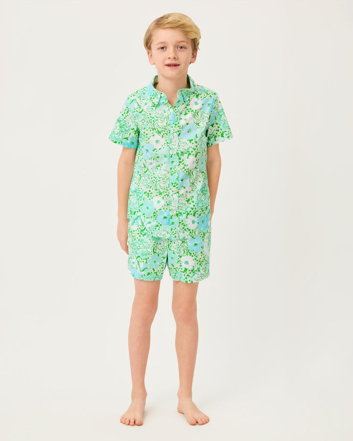 Boys Ollie Short - Mint Condition Burst of Joy