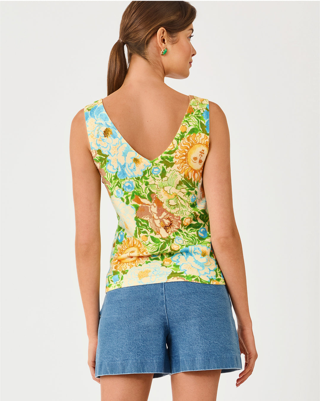 Pollyanne Sweater Tank - Rutabaga Sympeony