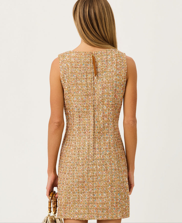 Bindy Shift Romper - Iced Latte Golden