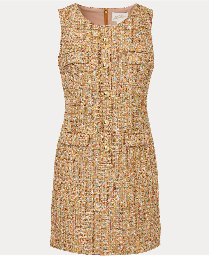 Bindy Shift Romper - Iced Latte Golden