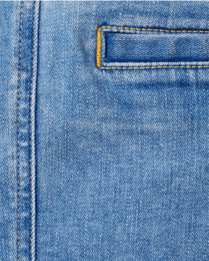 Colette Stretch Denim Mini Skirt - Rosanna Wash
