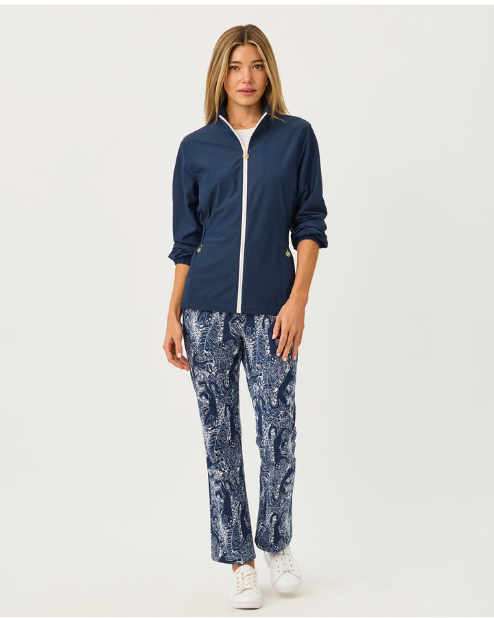 Corso Upf 50+ Kick Flare Pant - Low Tide Navy Lil Palm