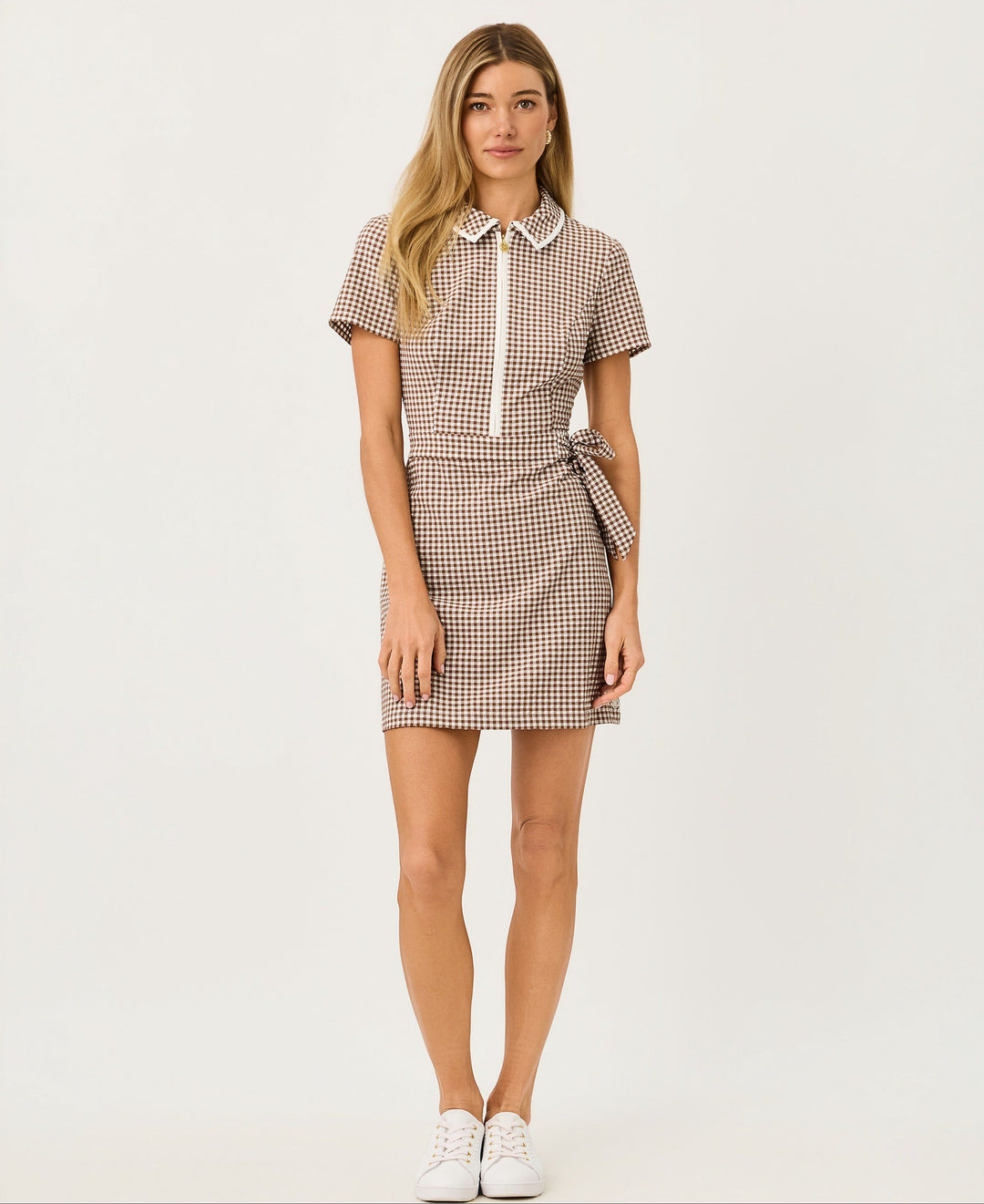 Kathy Short Sleeve Tie Dress - Coco Beach Mini