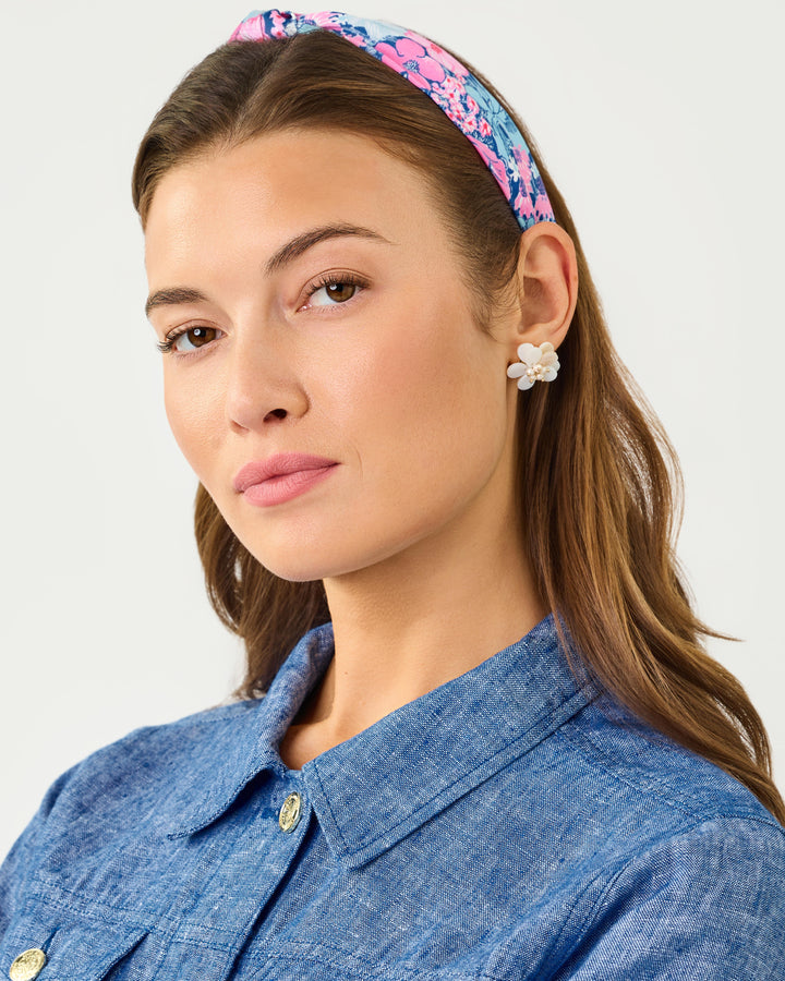 Twist Knot Headband - Starlight Navy In All Her Glory
