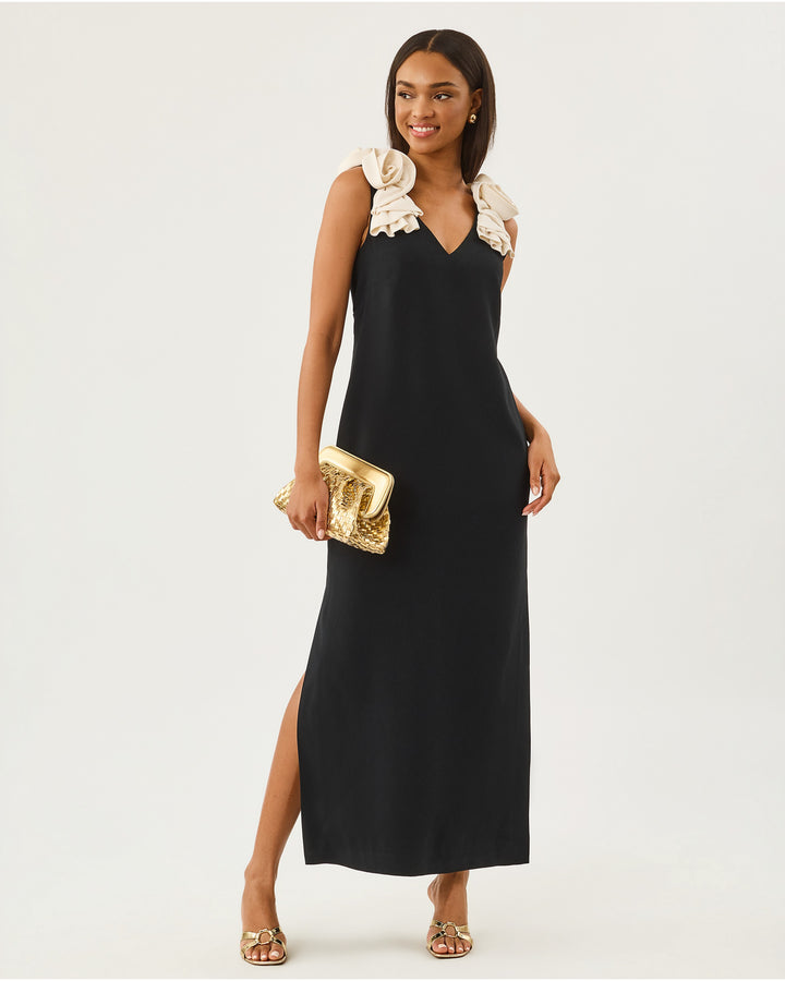 Roslind Maxi Dress - Noir