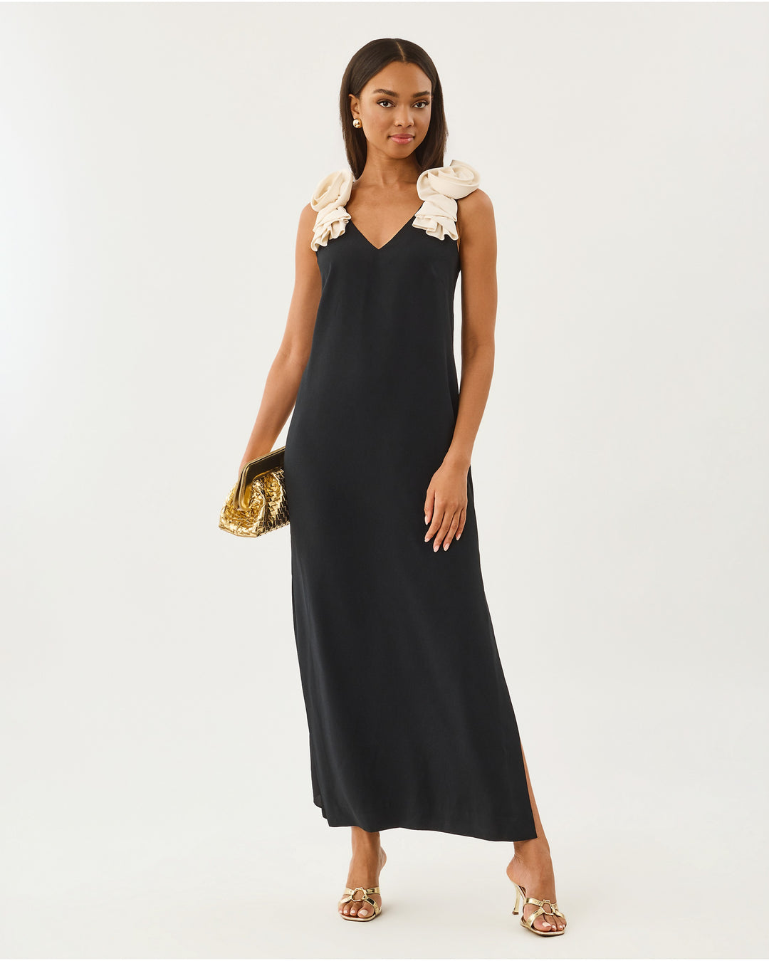 Roslind Maxi Dress - Noir