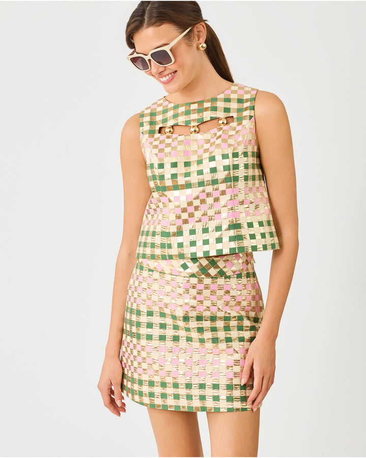 Paloma Sleeveless Top - Oregano Golden