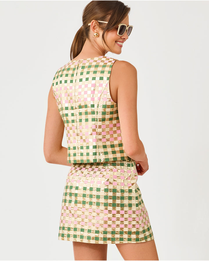Paloma Sleeveless Top - Oregano Golden