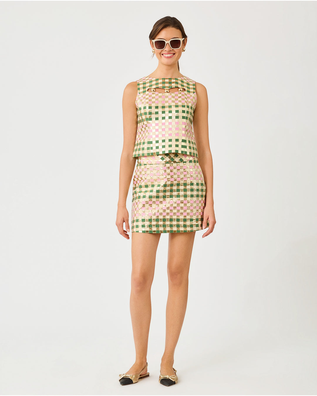 Paloma Sleeveless Top - Oregano Golden