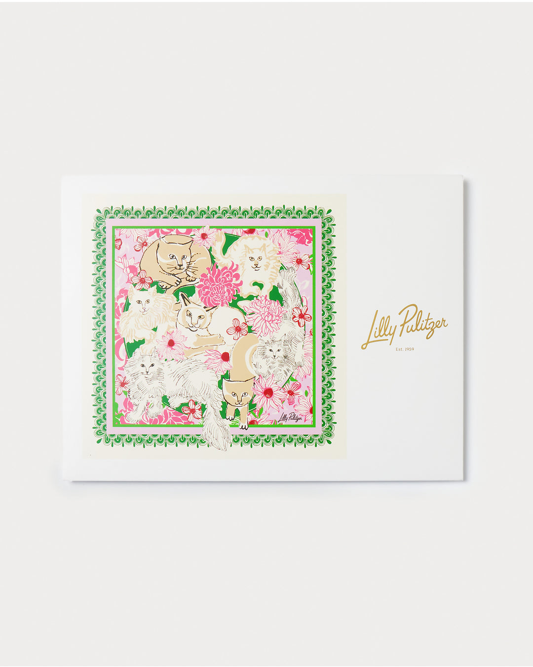 Poinciana Silk Scarf - Multi Nine Lives Society