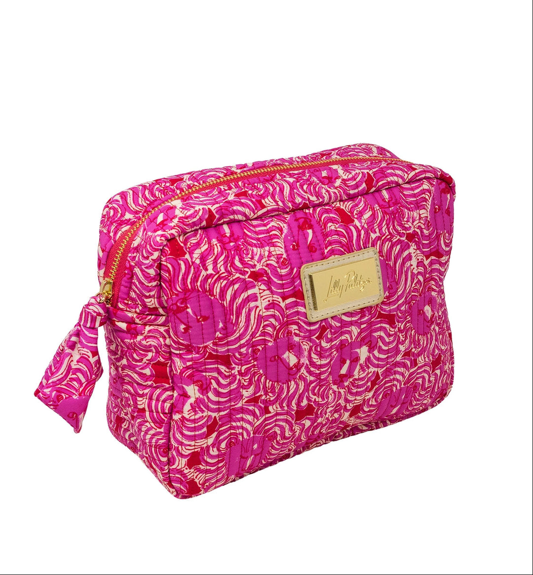 Cosmetic Pouch - Strawberry Red Pride of Lilly