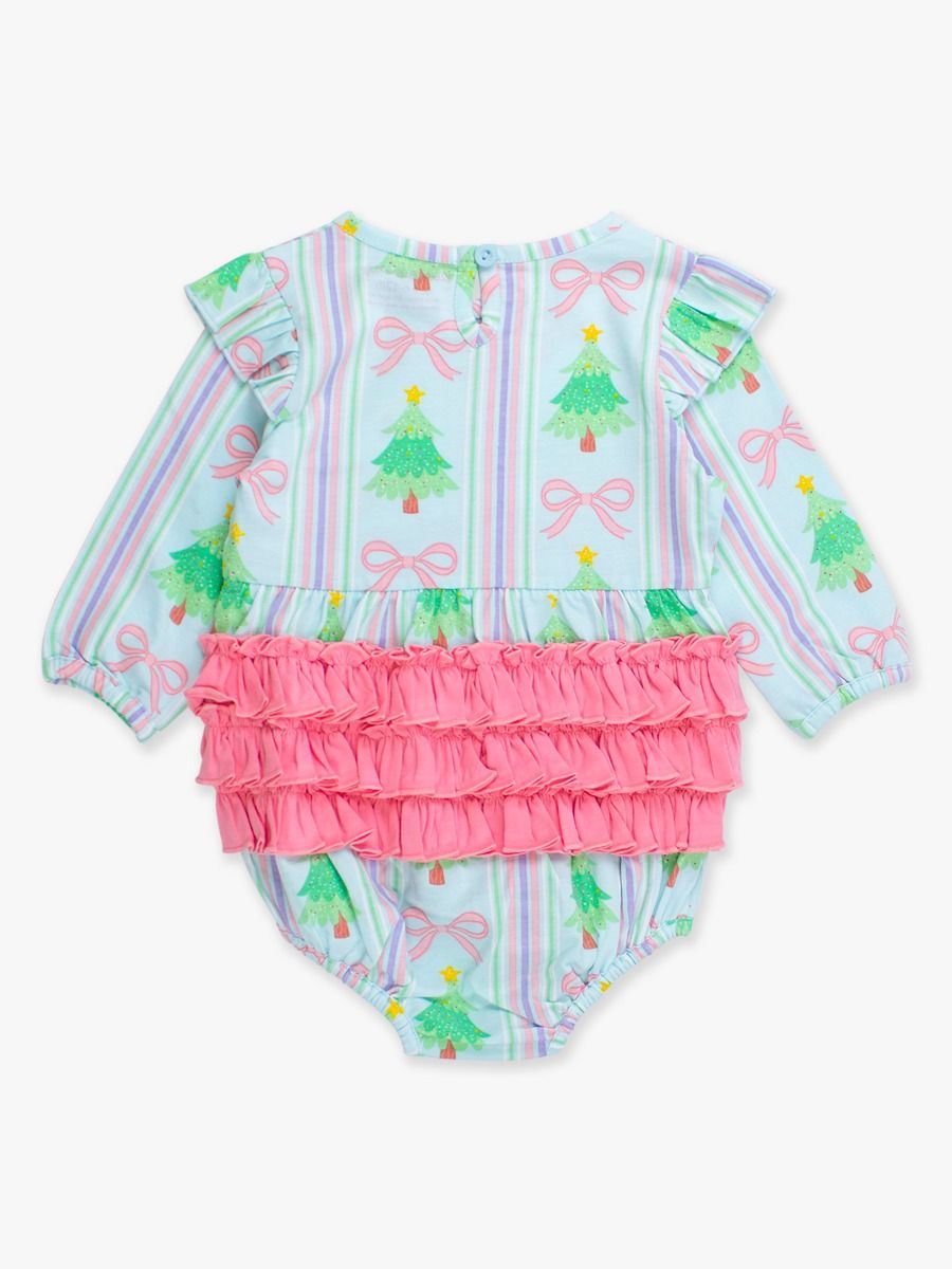 Merry Bows Bubble Romper