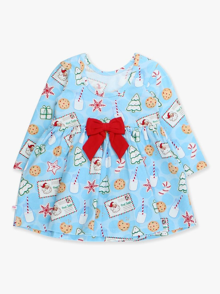 Santa Sweets Longsleeve Twirl Dress