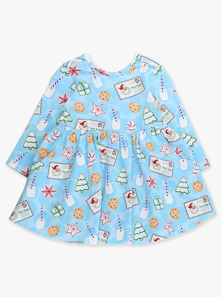Santa Sweets Longsleeve Twirl Dress