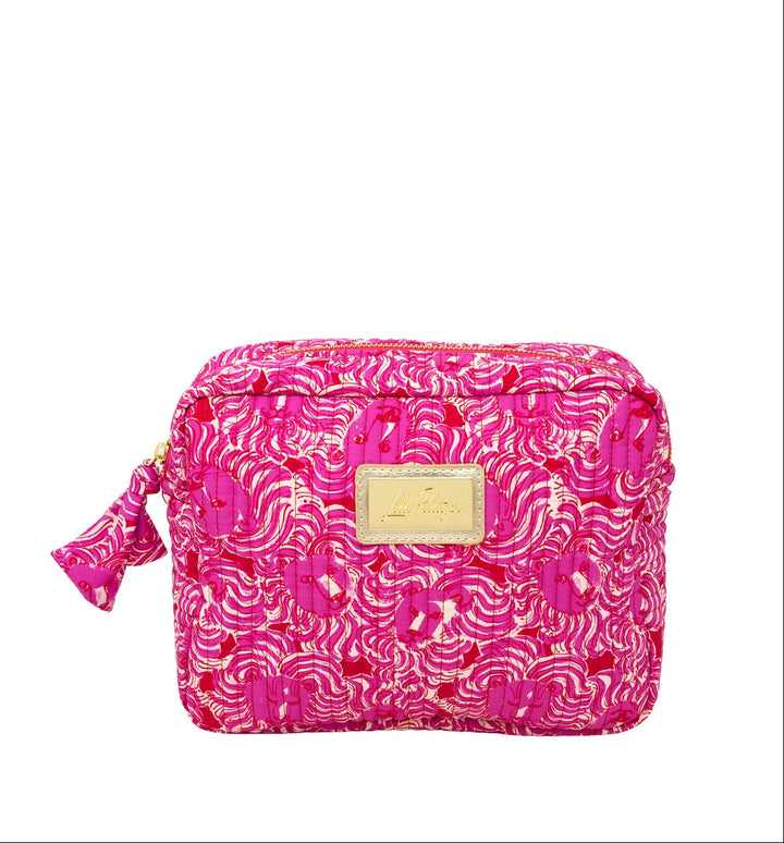 Cosmetic Pouch - Strawberry Red Pride of Lilly