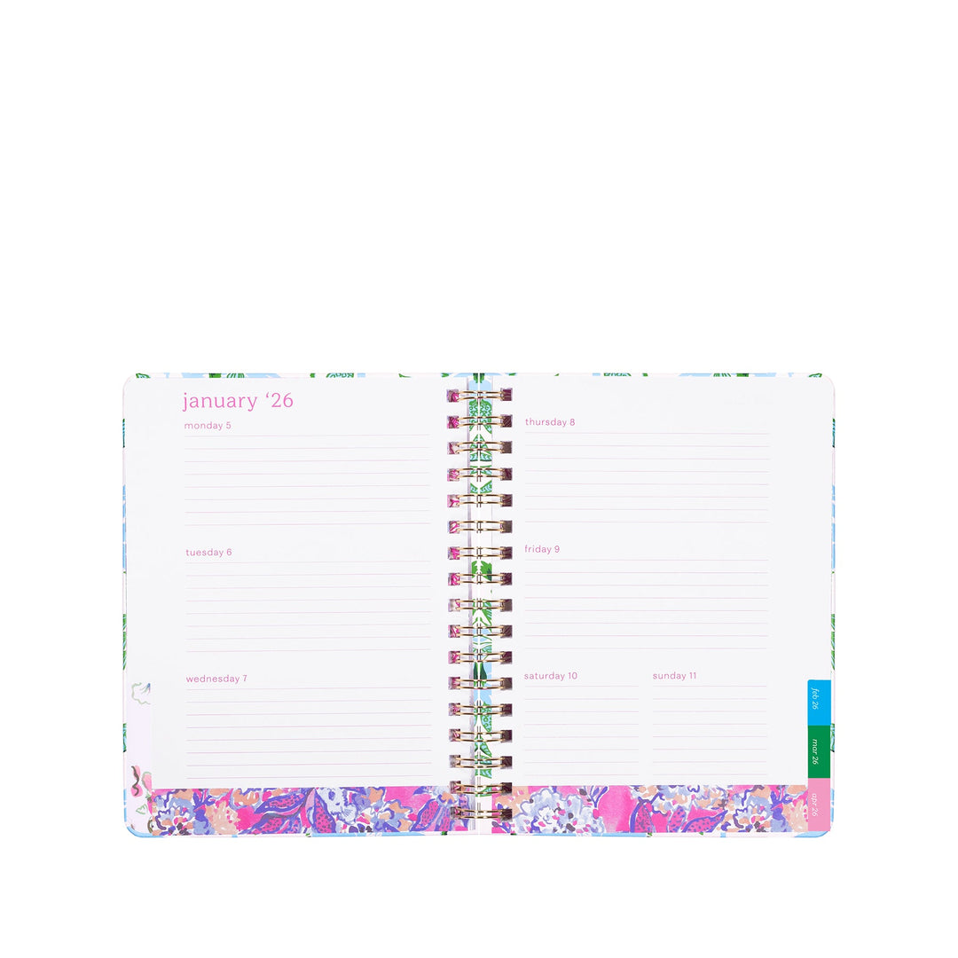 Large 12 Month Agenda - Swayin in the Breeze