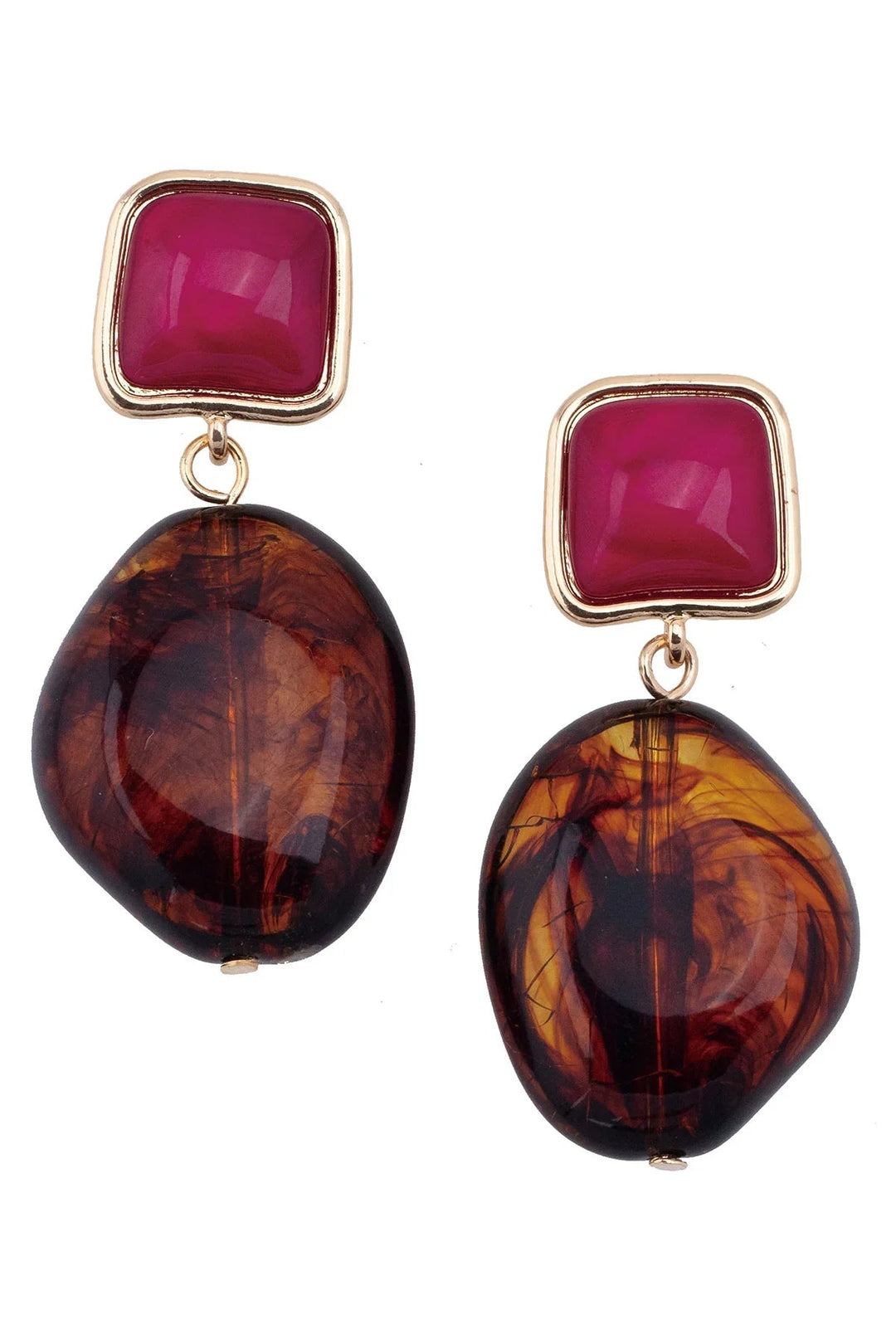 Gabby Tortoise Drop - Fuchsia