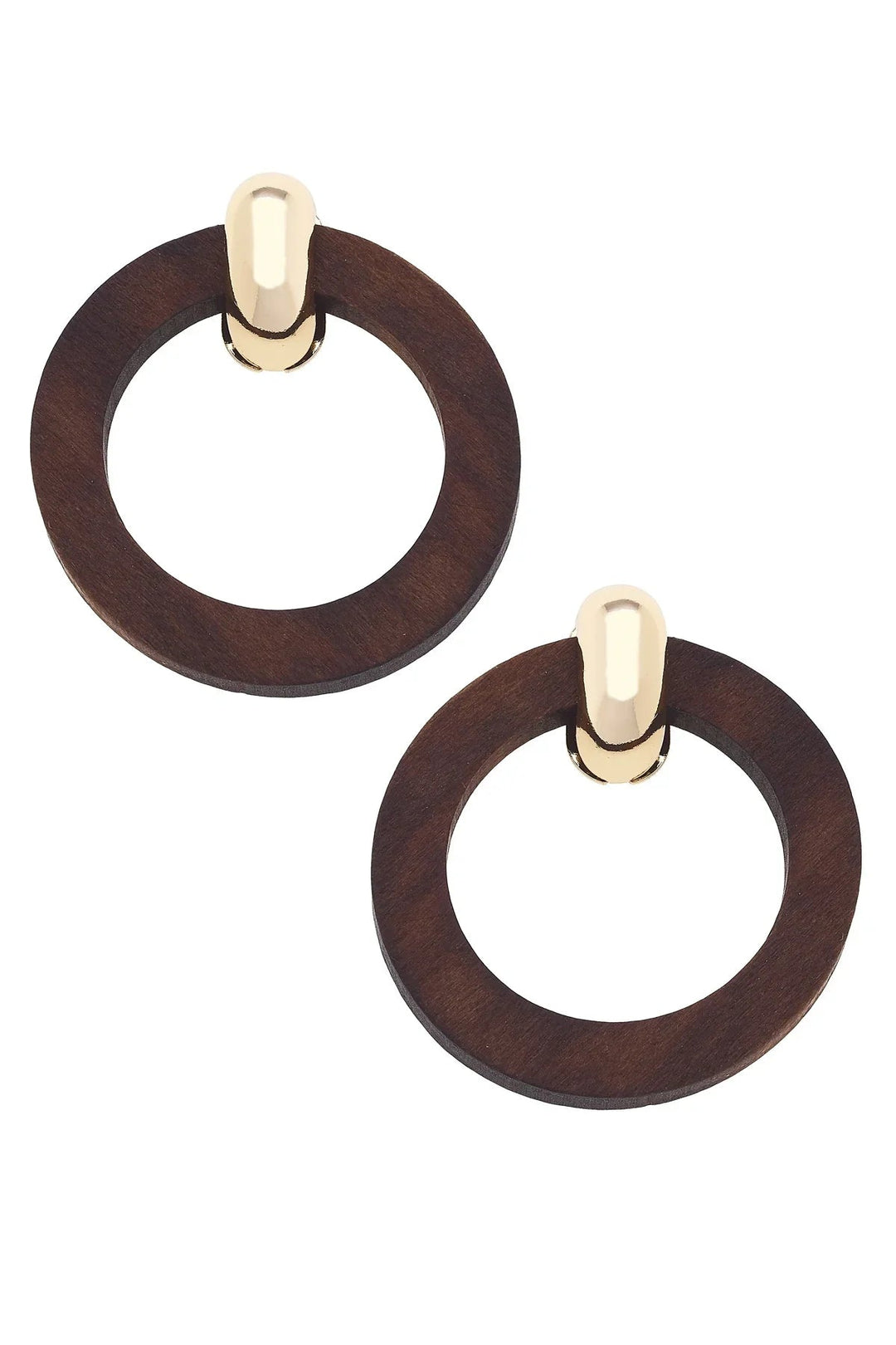 Kai Wooden Hoop -  Brown