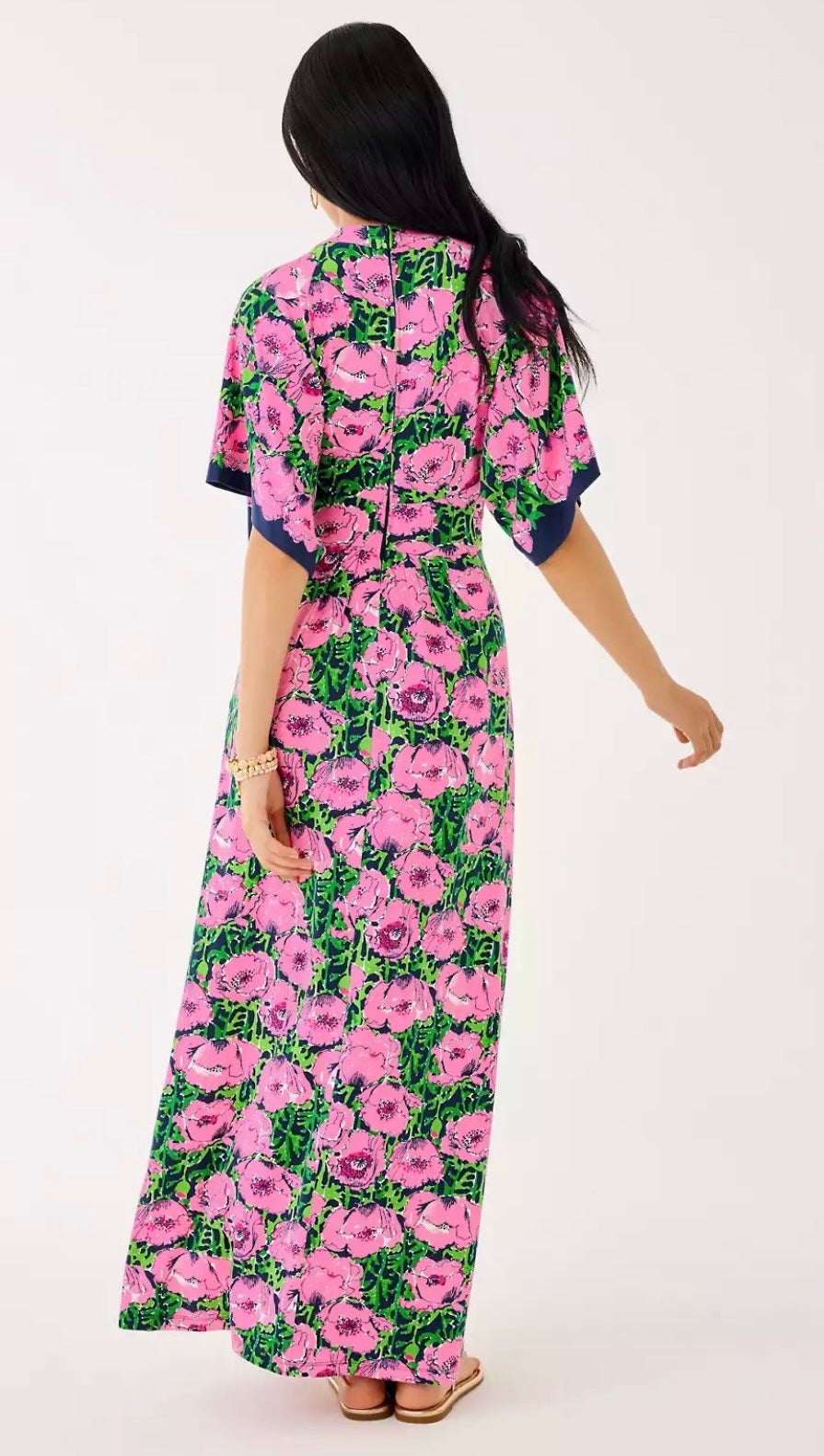 Wisteria V-Neck Maxi Dress