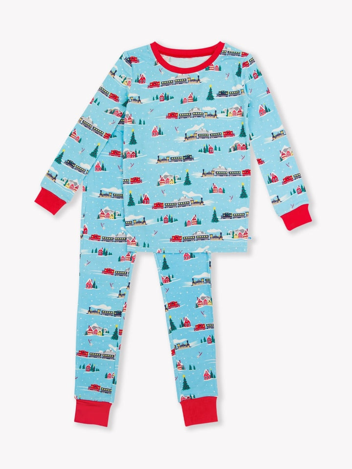 Long Sleeve Pajama Set - All Aboard