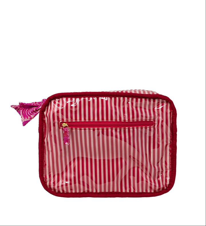 Cosmetic Pouch - Strawberry Red Pride of Lilly