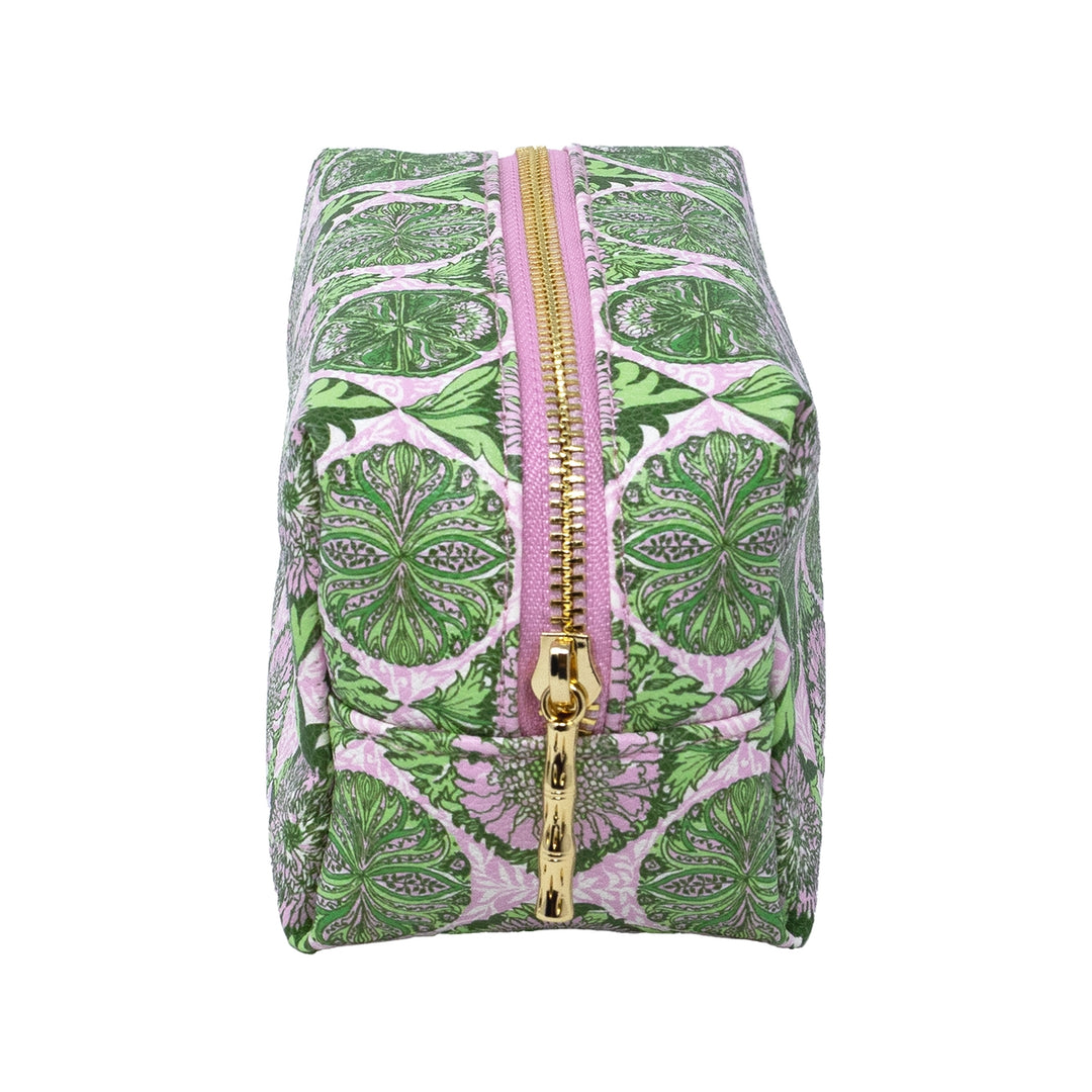 Toiletry Case - Textured Palm Stripe