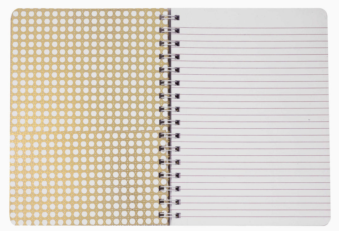 Mini Notebook - Gold Metallic Bon Vivants