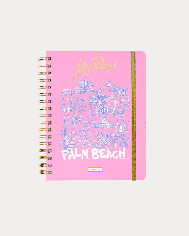 Large 17 Month Agenda - Conch Shell Pink Pb Playground