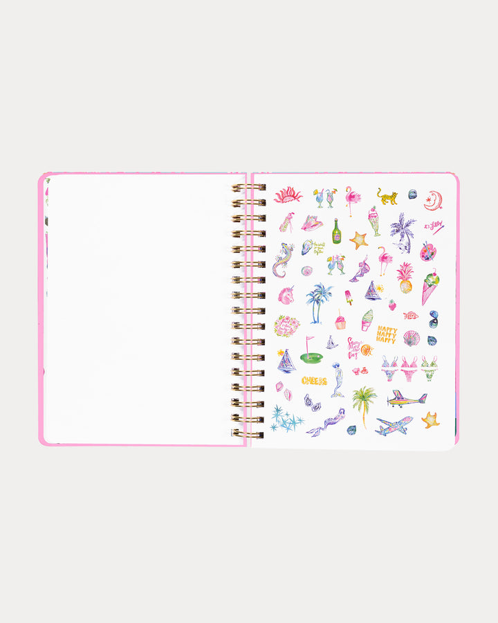 Large 17 Month Agenda - Conch Shell Pink Pb Playground