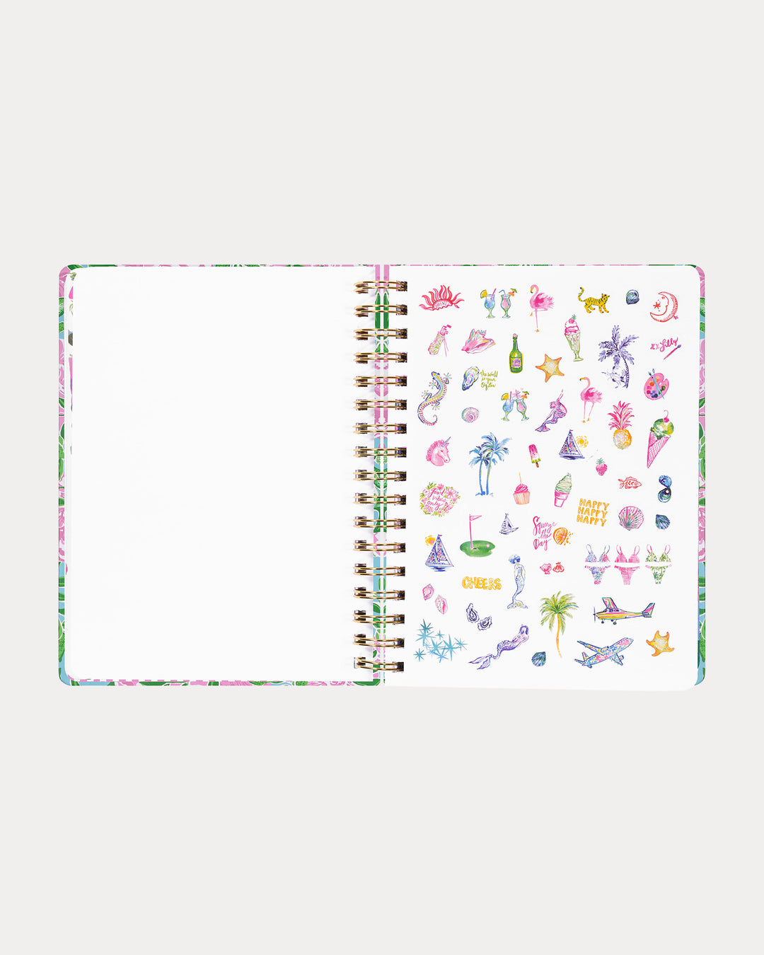 Jumbo 17 Month Agenda - Multi Island Garden Oasis