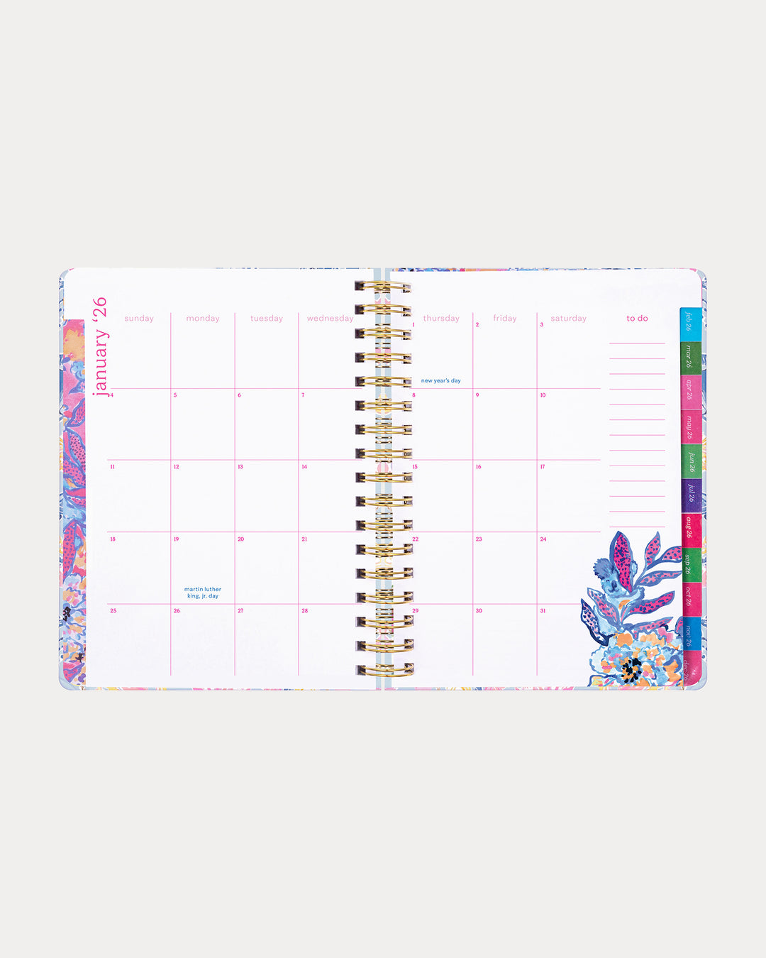 Jumbo 17 Month Agenda - Multi Lil Barefoot Beachcomber