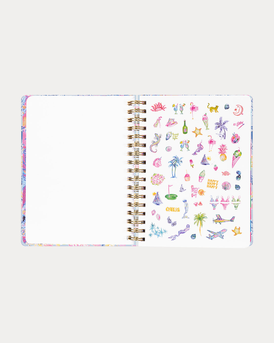 Jumbo 17 Month Agenda - Multi Lil Barefoot Beachcomber