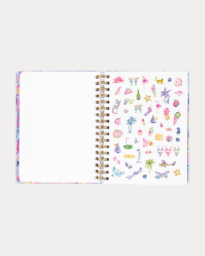 Jumbo 17 Month Agenda - Multi Lil Barefoot Beachcomber