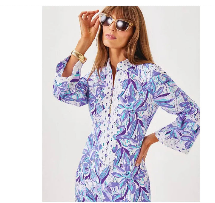 Shealyn 3/4 Sleeve Stretch Maxi Caftan