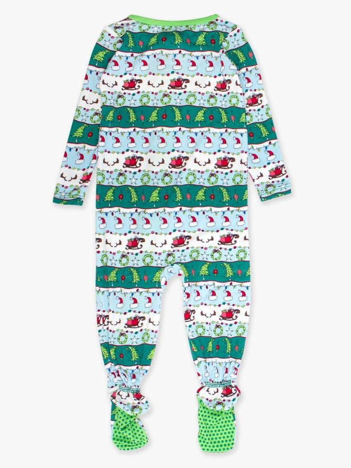 Festive Flair 1pc Footie Pajama