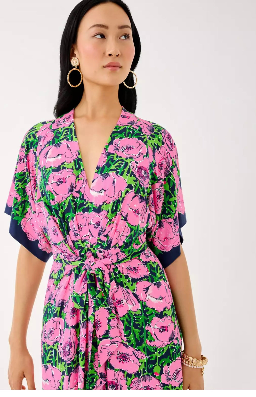 Wisteria V-Neck Maxi Dress