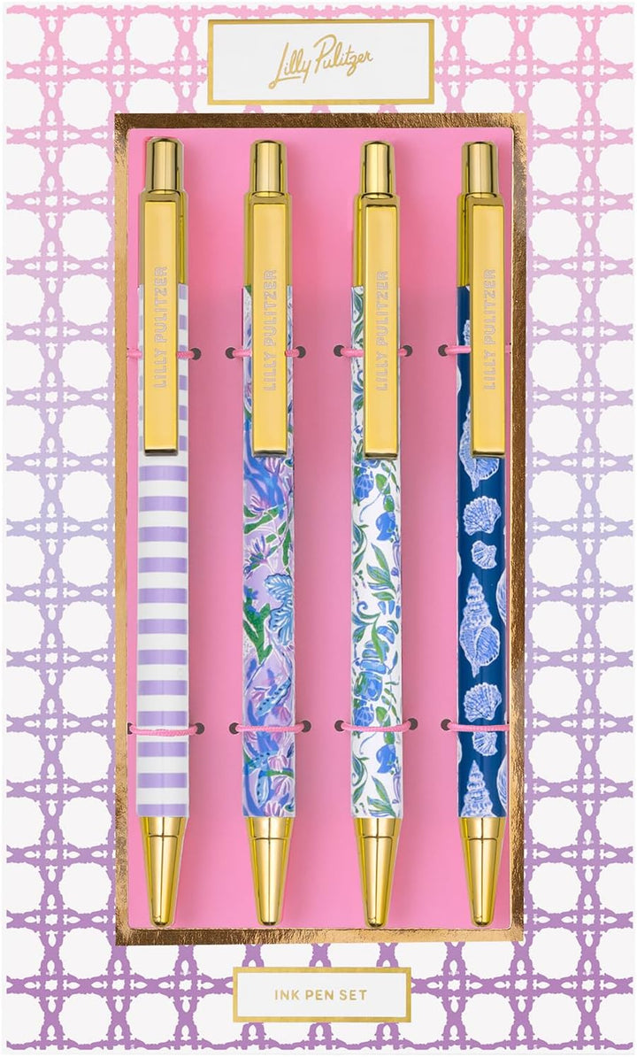 Assorted Pattern Pen Set (Set of 4)