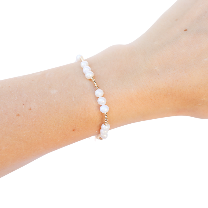 ILY Coastal Pearl Bracelet - Gold