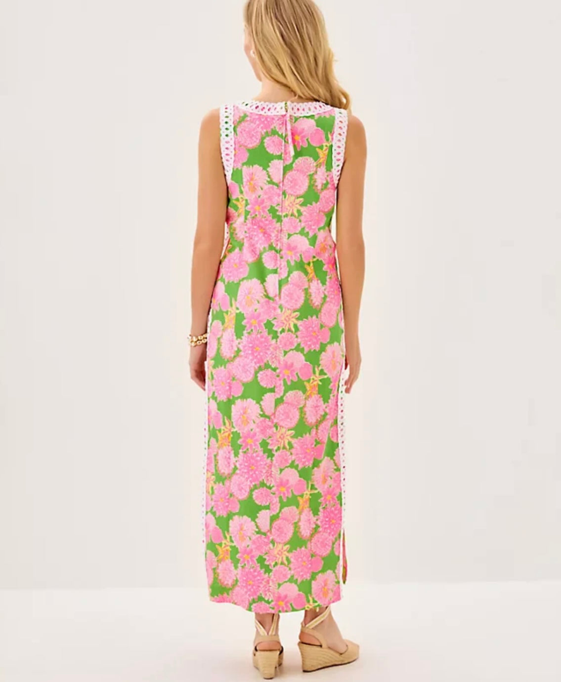 Lilly Pulitzer Sadie Maxi Romper - Multi Seaside Garden Overprint Lilly Pulitzer Sadie Maxi Romper - Multi Seaside Garden Overprint