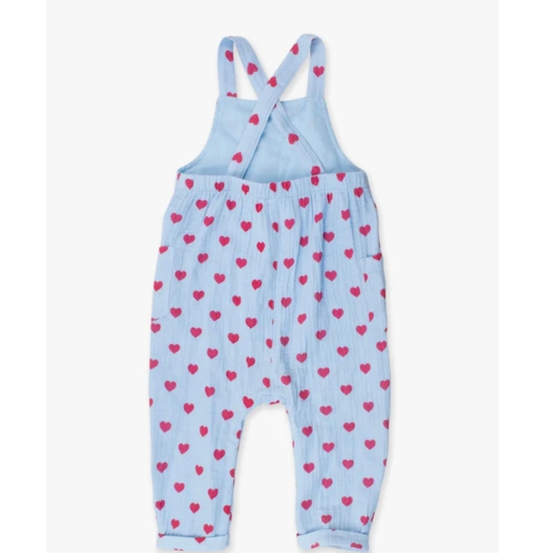 Crinkle Cotton Overall Jumpsuit - Steal Your Heart