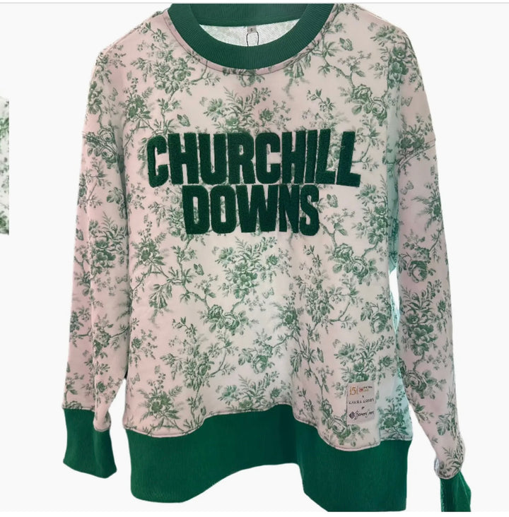 Kentucky Derby X Laura Ashley Churchill Downs Floral Sweatshirt