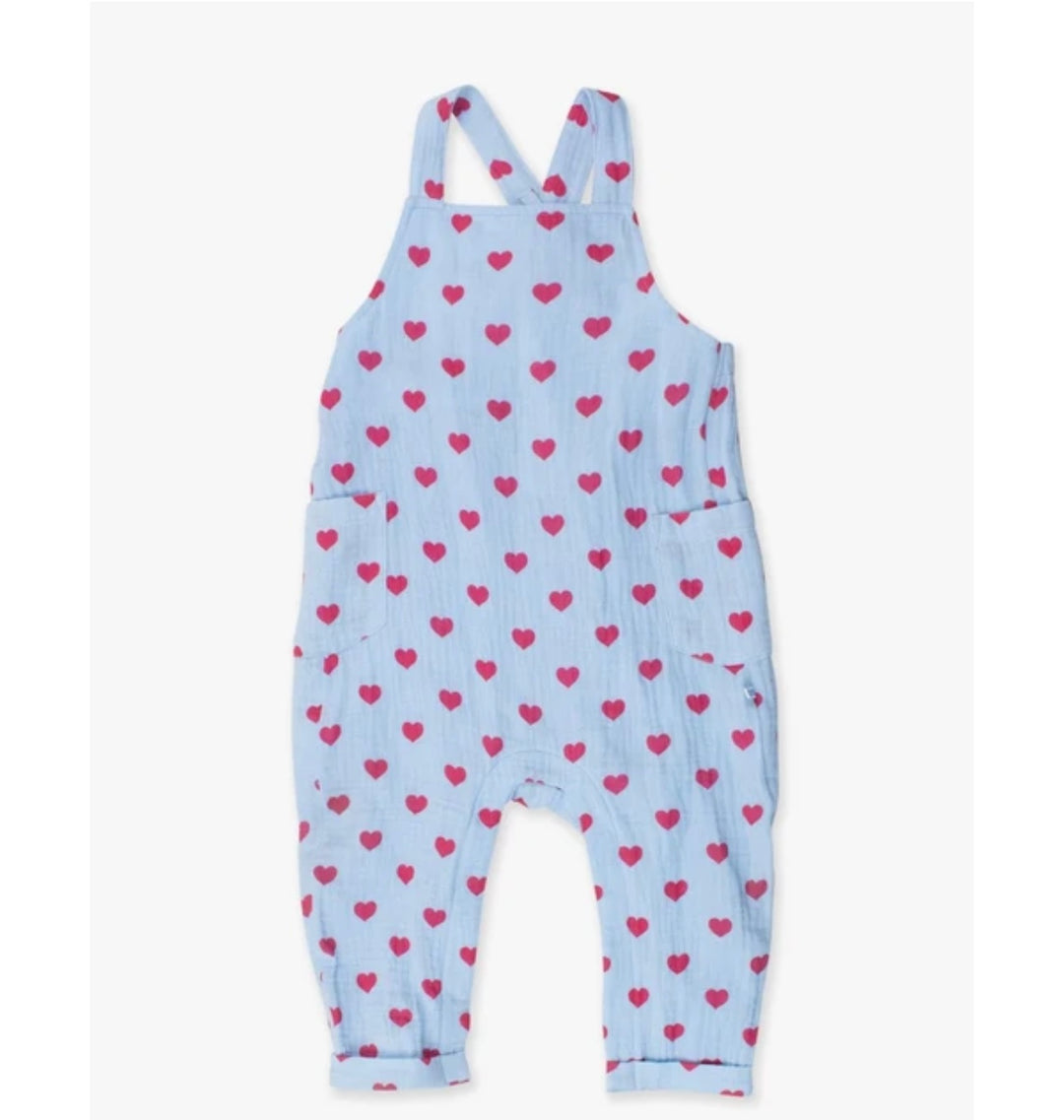 Crinkle Cotton Overall Jumpsuit - Steal Your Heart