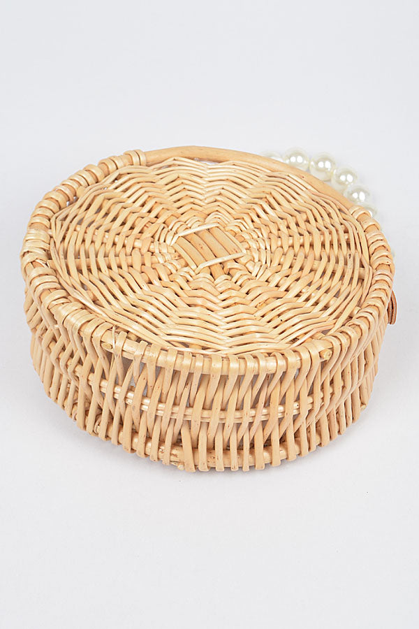 Bamboo Pearl Clutch