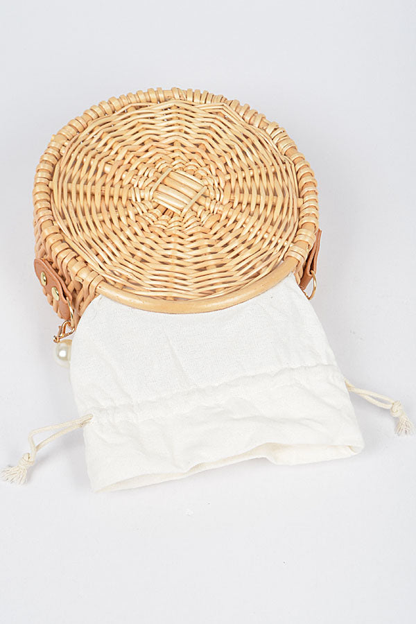 Bamboo Pearl Clutch