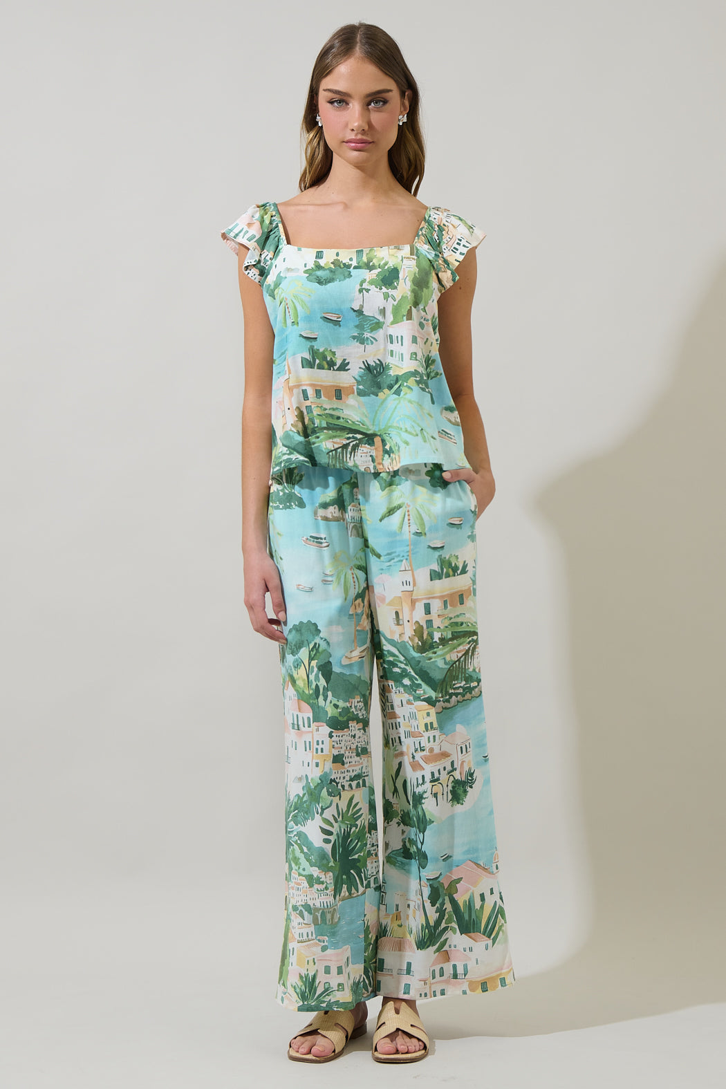 Piti Town Tazzy Ruffle Top
