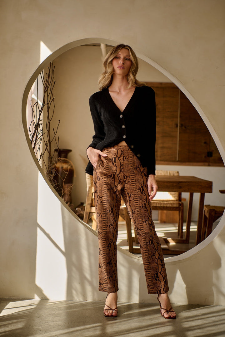 Sander Faux Suede Snake