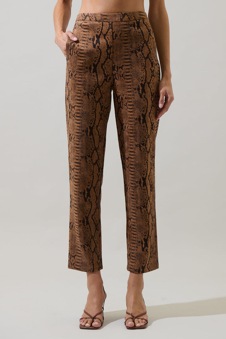 Sander Faux Suede Snake