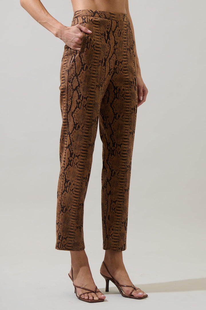 Sander Faux Suede Snake