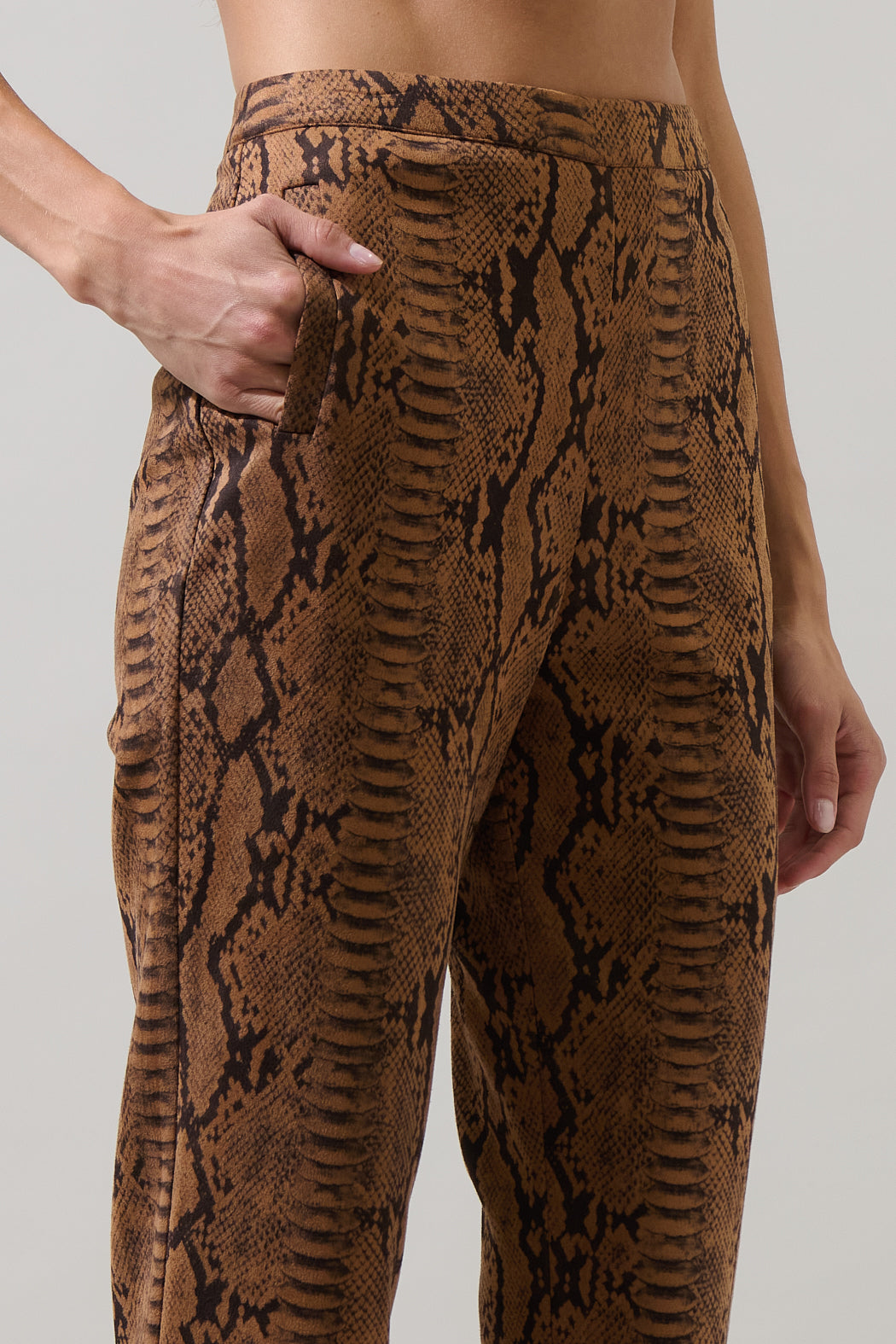 Sander Faux Suede Snake