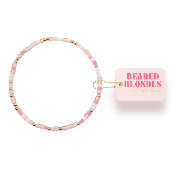 Pink Harvest Sprinkle Bracelet - Standard 6.75